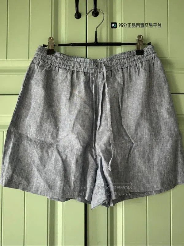 Loro Piana Loro Piana Unisex Elastic Waist Gray Shorts. Size US 40 / EU 56 - 3 Thumbnail