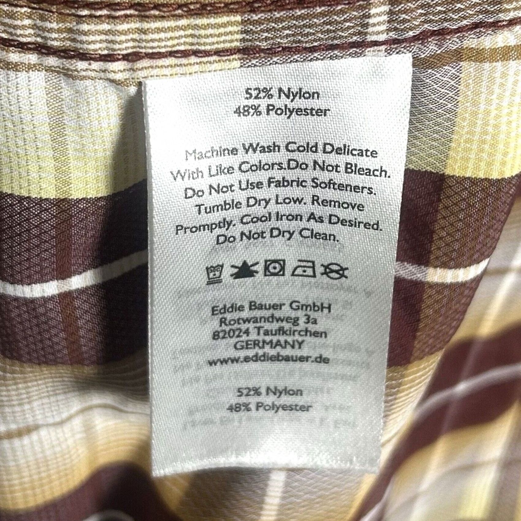 Eddie Bauer Eddie Bauer Flannel Shirt Mens XLT Tall Long Sleeve Plaid Brown Hiking Outdoors Button-Up Collar Pocket Size US XL / EU 56 / 4 - 4 Thumbnail