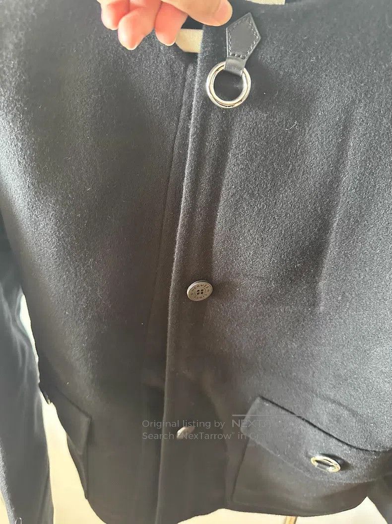 Hermes Hermes Cashmere Short Black Coat Size XS / US 0-2 / IT 36-38 - 5 Thumbnail