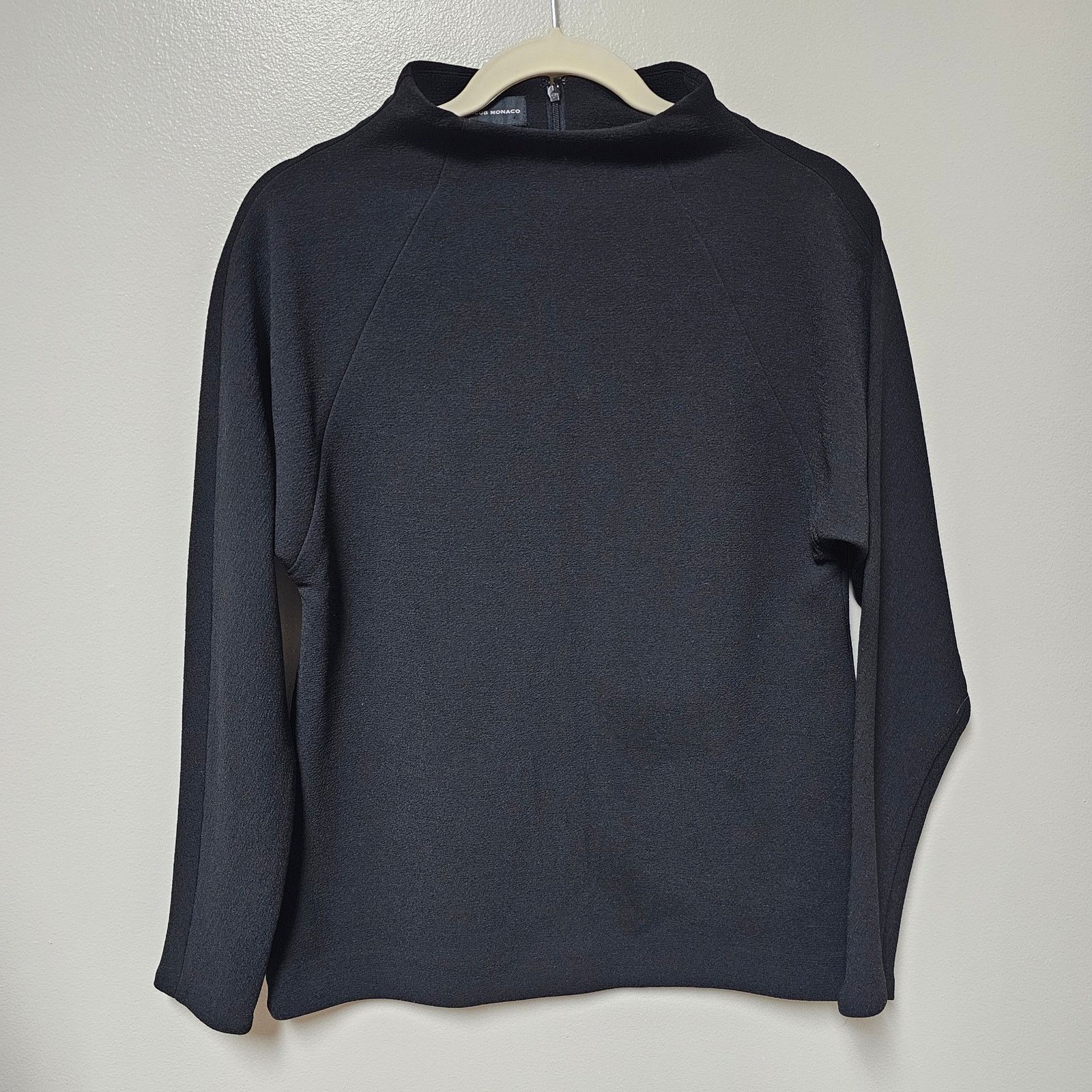 Club Monaco Mock Neck Zip Sleeve Zip Back Sweater Size XS