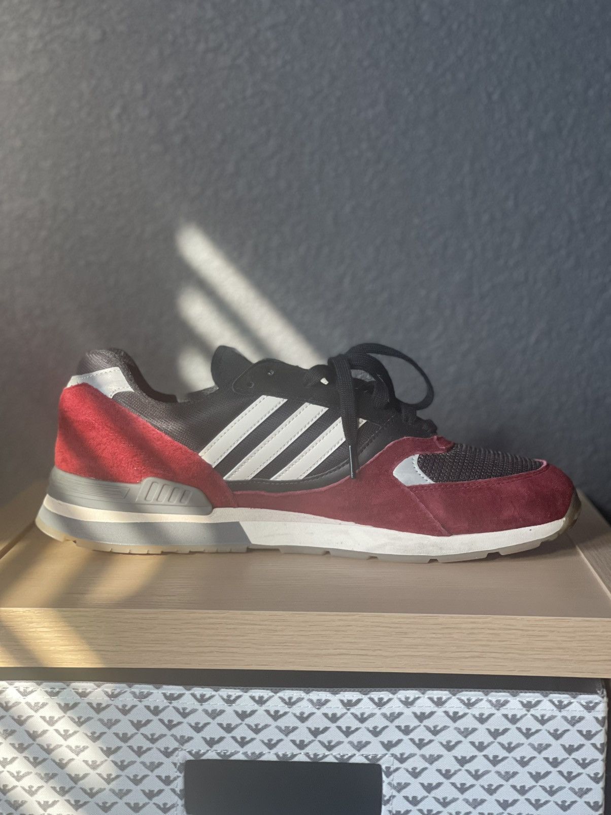 Adidas Adidas Quesense Collegiate Burgundy colorway Size US 13 / EU 46 - 6 Thumbnail