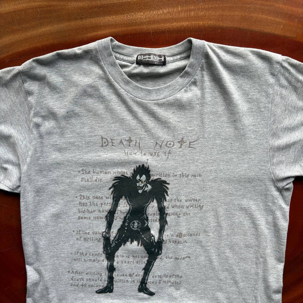 Anime Vintage 2000 Y2K Anime Death Note Ryuk Tee 💀 Size US L / EU 52-54 / 3 - 3 Thumbnail