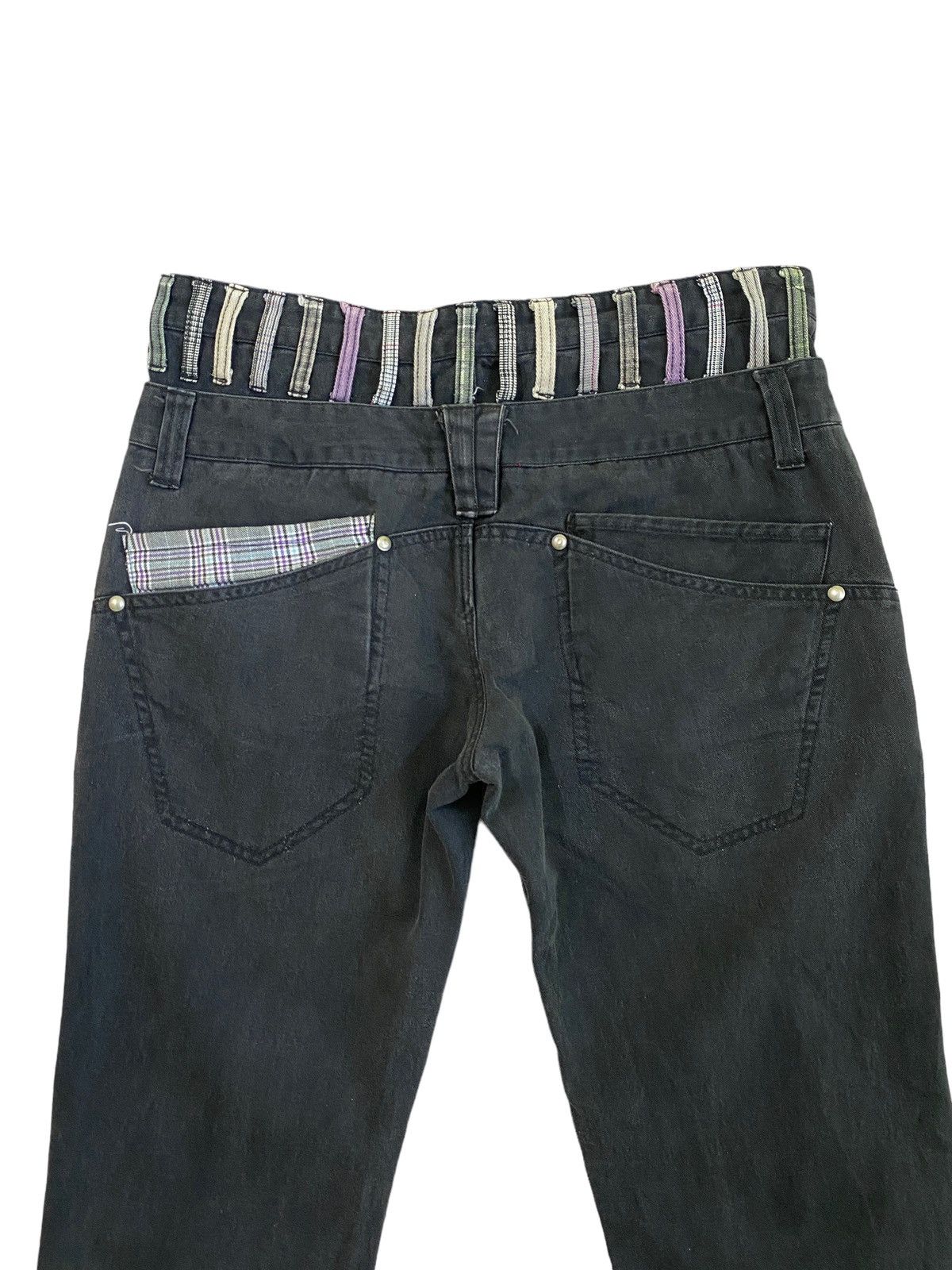 Hysteric Glamour × Japanese Brand Double Waist 2 tone Colour Many Dope Zipper Pants Size US 30 / EU 46 - 7 Thumbnail
