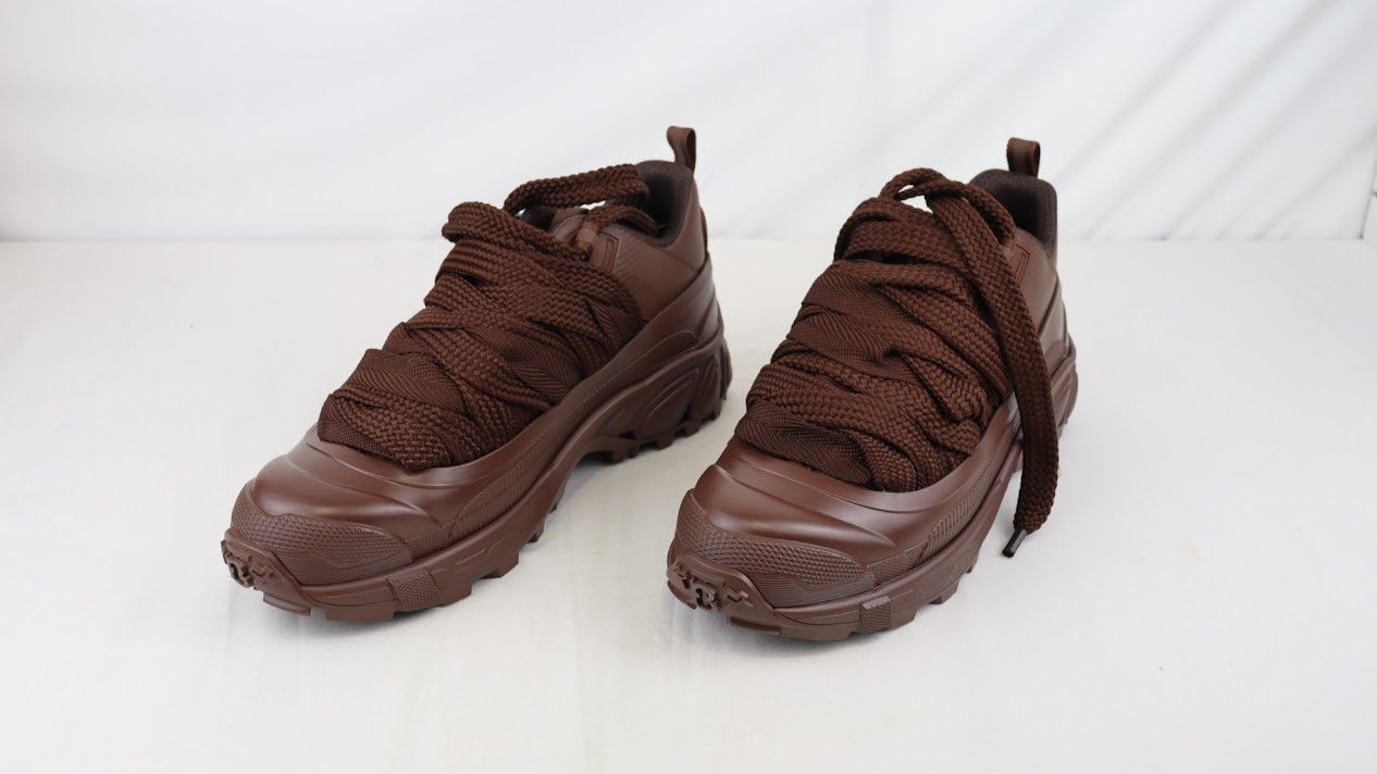 Burberry o1rshd1 Low Top Sneaker on Rubber Sole in Deep Earth Size US 12 / EU 45 - 12 Thumbnail