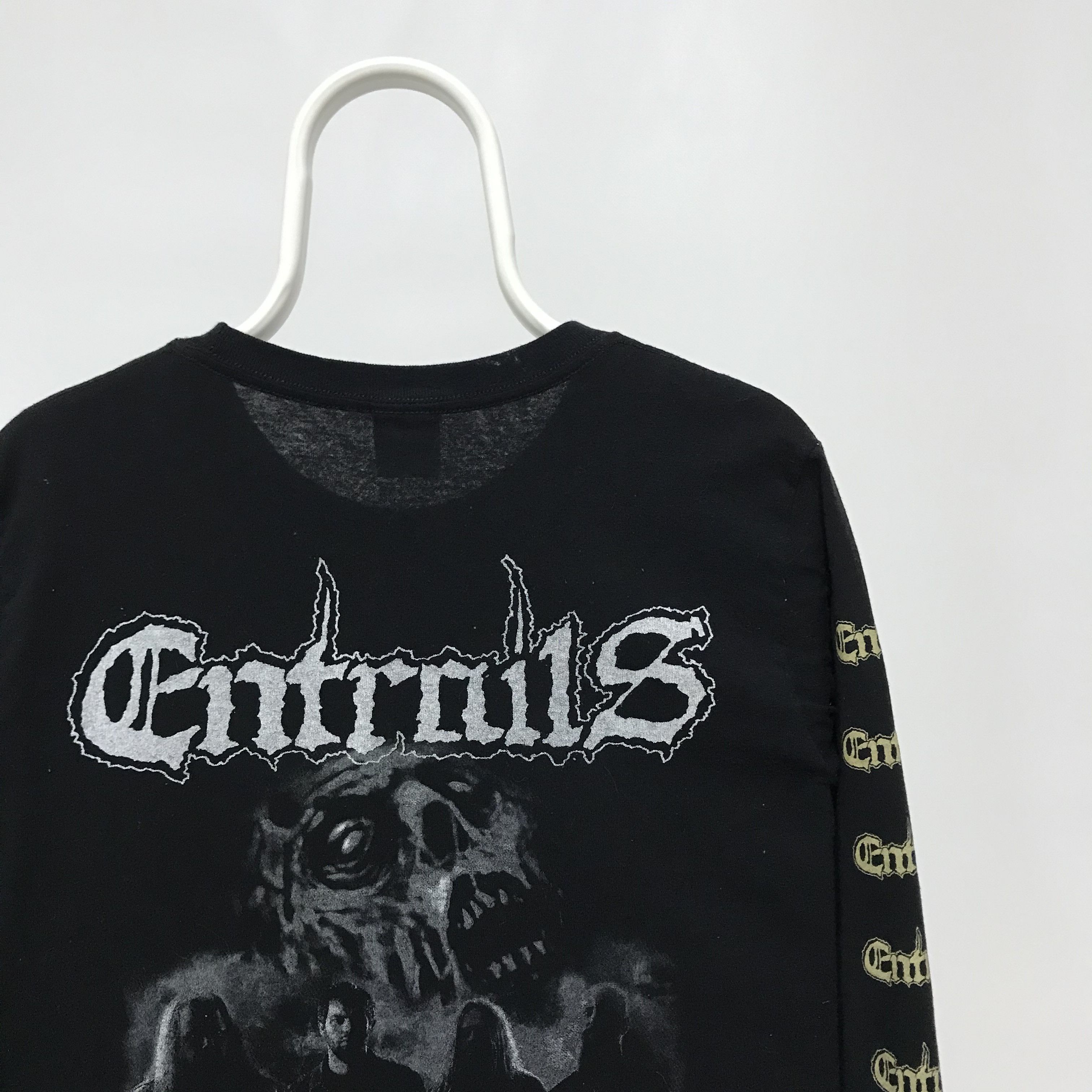 Band Tees ENTRAILS Vintage Long Sleeve T-Shirt 90s Slayer Metallica Size US S / EU 44-46 / 1 - 4 Thumbnail