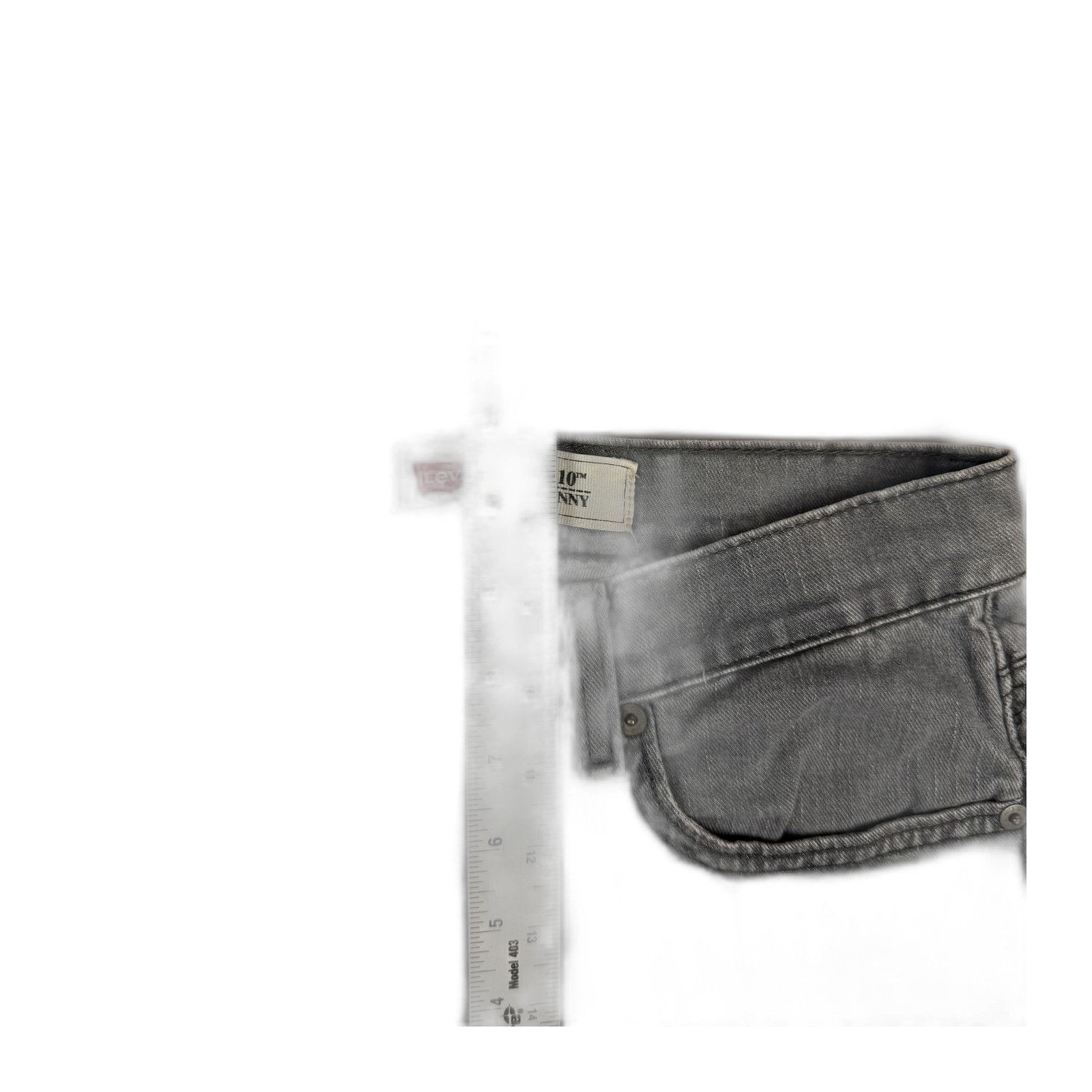 Levi's Levi's 510 Skinny Jeans Grey Boys Size 16 Regular W28 L28 Yo Size US 26 / EU 42 - 3 Thumbnail