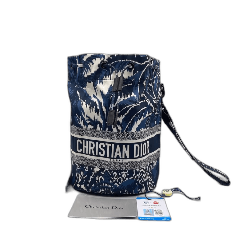 Dior Dior Zoo Print Drawstring Bucket Bag-2505 Size ONE SIZE - 1 Thumbnail