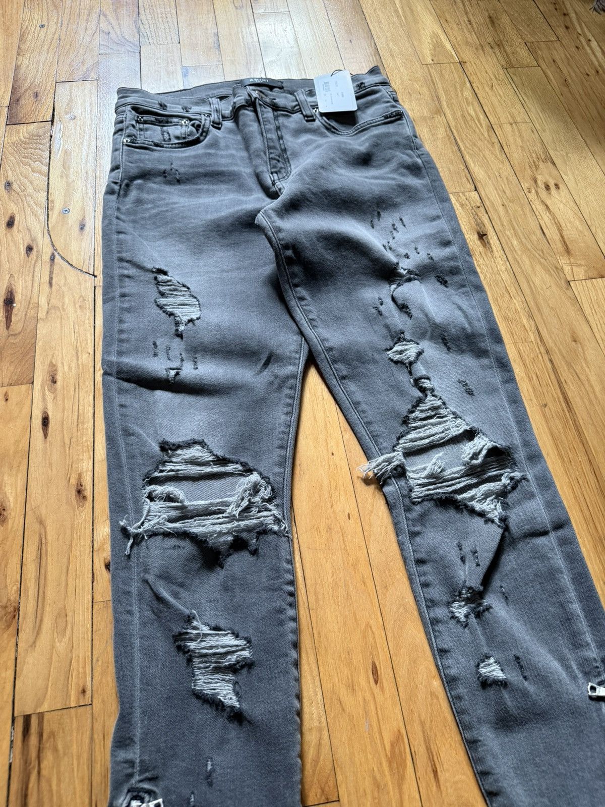 Amiri Amiri Storm Grey Stack Jeans NEW RETAIL 1000$ | Grailed