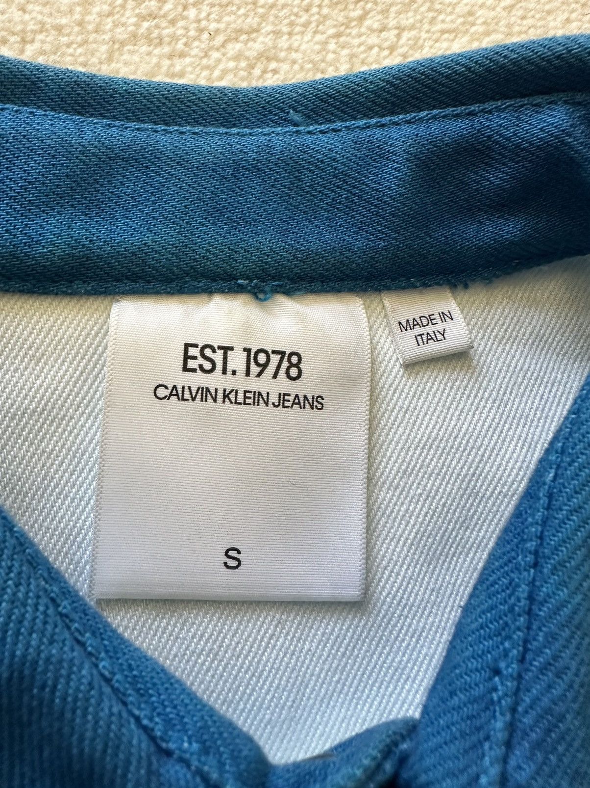 Calvin Klein 205W39NYC FW18 Calvin Klein 205w39nyc est 1975 USA Flag denim jacket Size US S / EU 44-46 / 1 - 20 Thumbnail