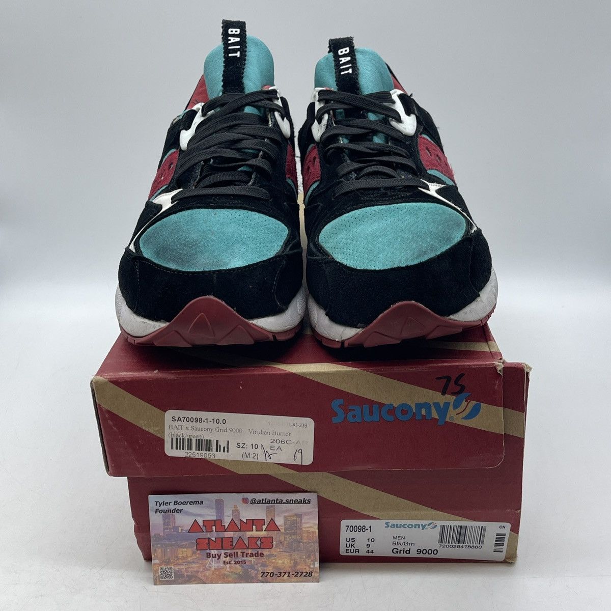 Saucony Bait x grid Viridiana burner Size US 10 / EU 43 - 2 Thumbnail