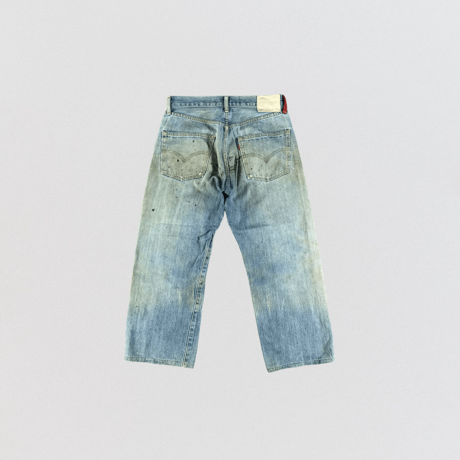 Levi's × Vintage 90s Vintage Dirty Red Loop Levis 510 Jeans-JM3336 Size US 31 - 2 Thumbnail