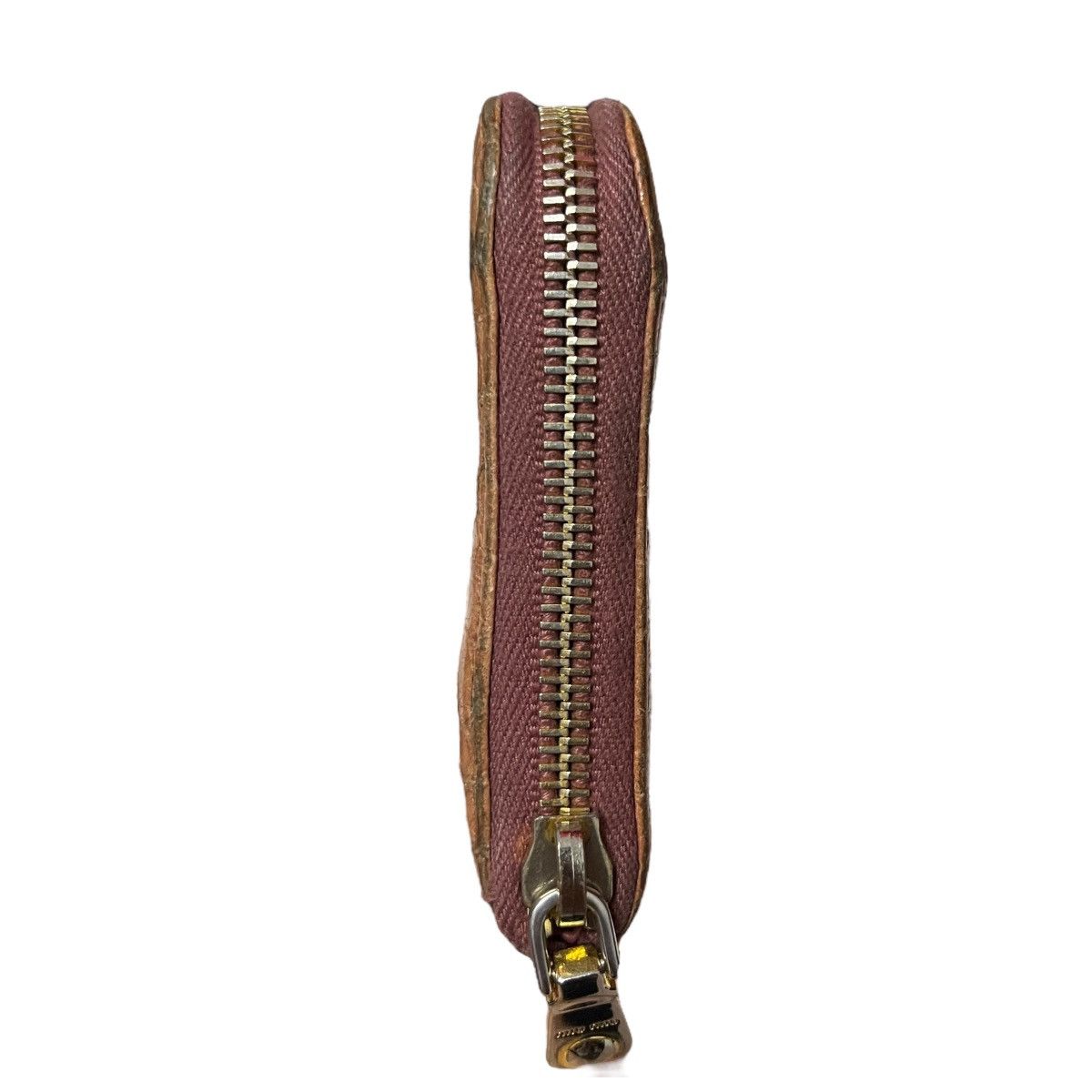 Miu Miu MIU MIU Long Wallet Zipper Crocodile Embossed Pattern Size ONE SIZE - 2 Thumbnail