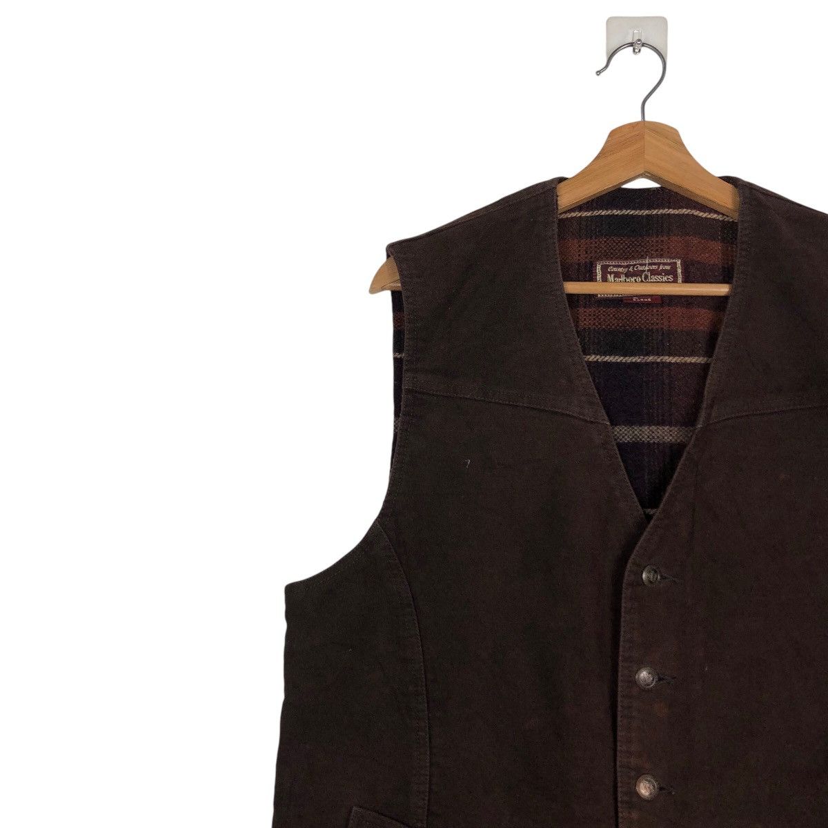 Marlboro 🔥Vintage Marlboro Classic Vest Blanket Lining Size US L / EU 52-54 / 3 - 7 Thumbnail