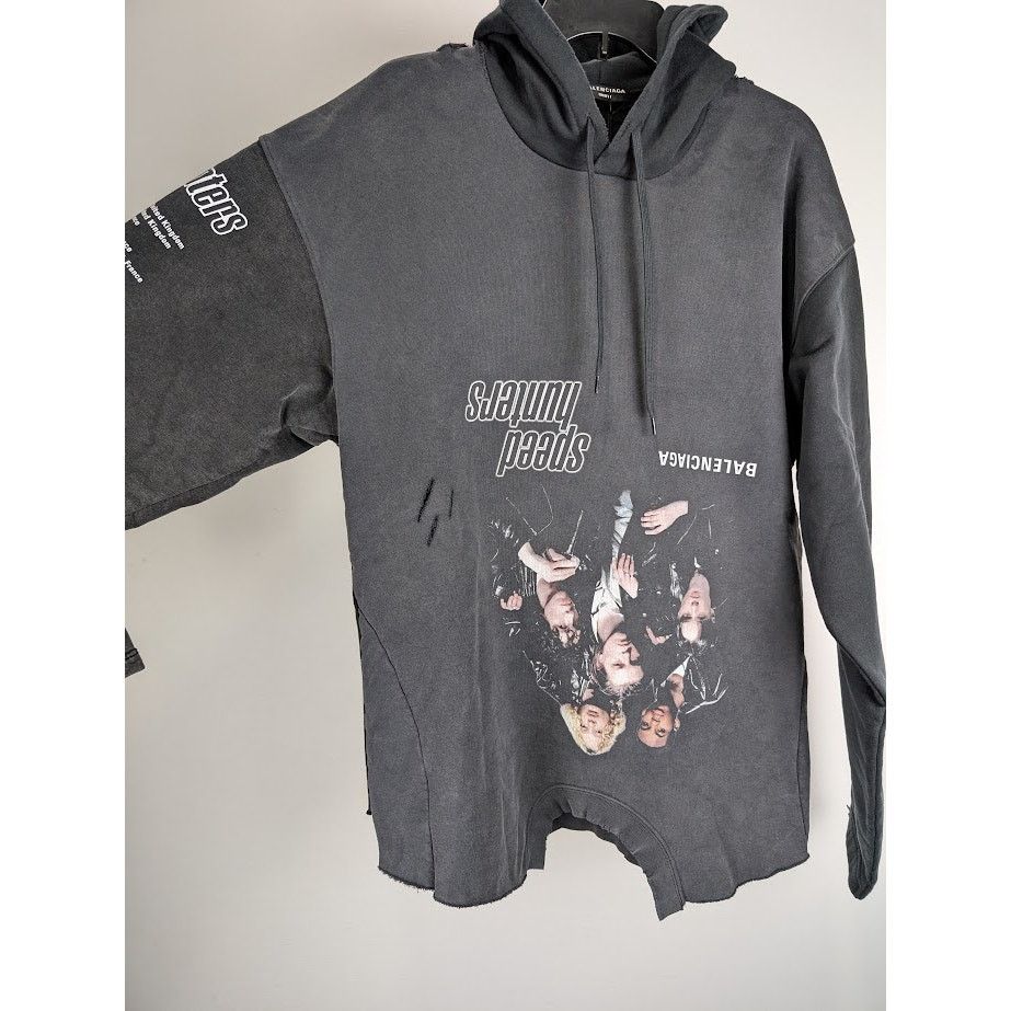Balenciaga o1rshd1 Hoodie in Black Size US M / EU 48-50 / 2 - 6 Thumbnail