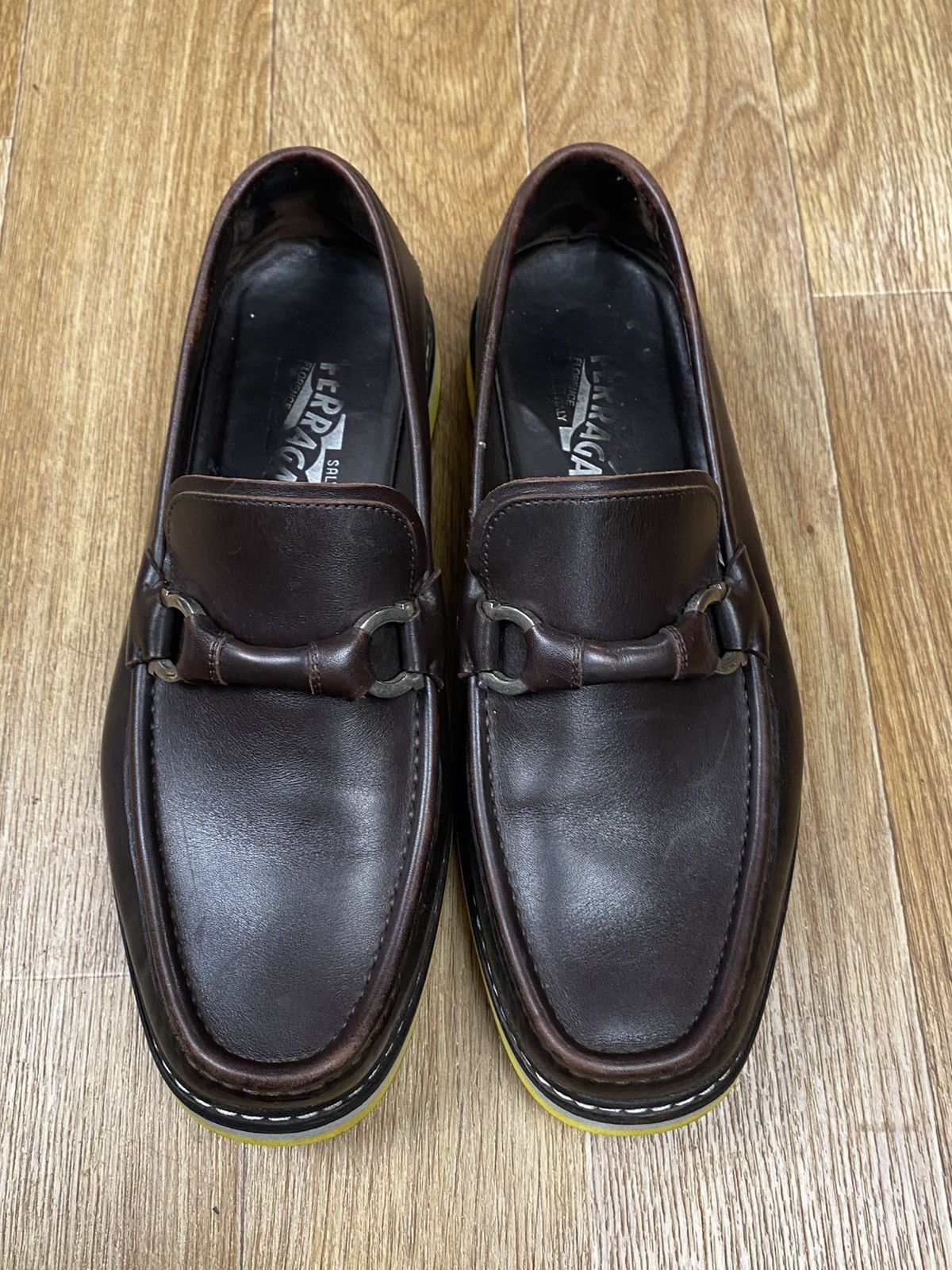 Salvatore Ferragamo Salvatore Feragamo Brown Horsebit Buckle Loafers Mens: 42 Size US 9 / EU 42 - 2 Thumbnail