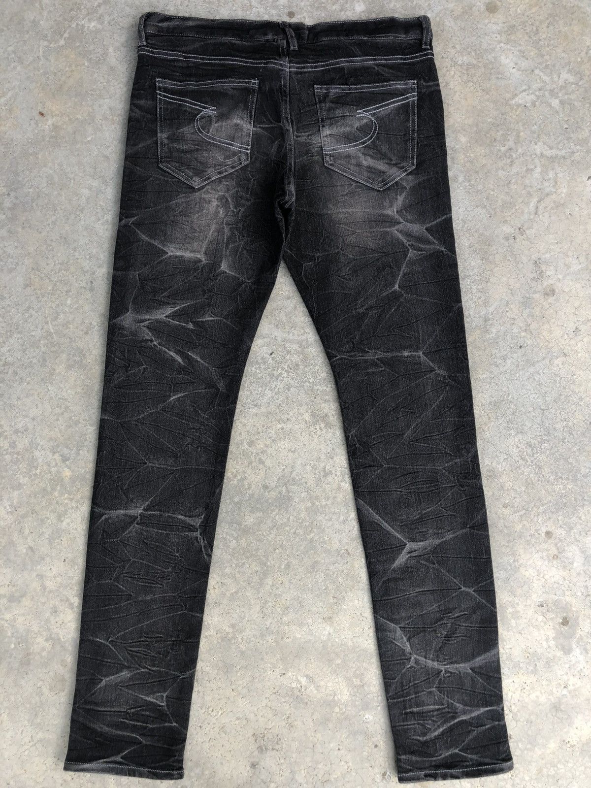 semanticdesign Japanese Semantic Design Distressed Jeans Size US 34 / EU 50 - 2 Thumbnail