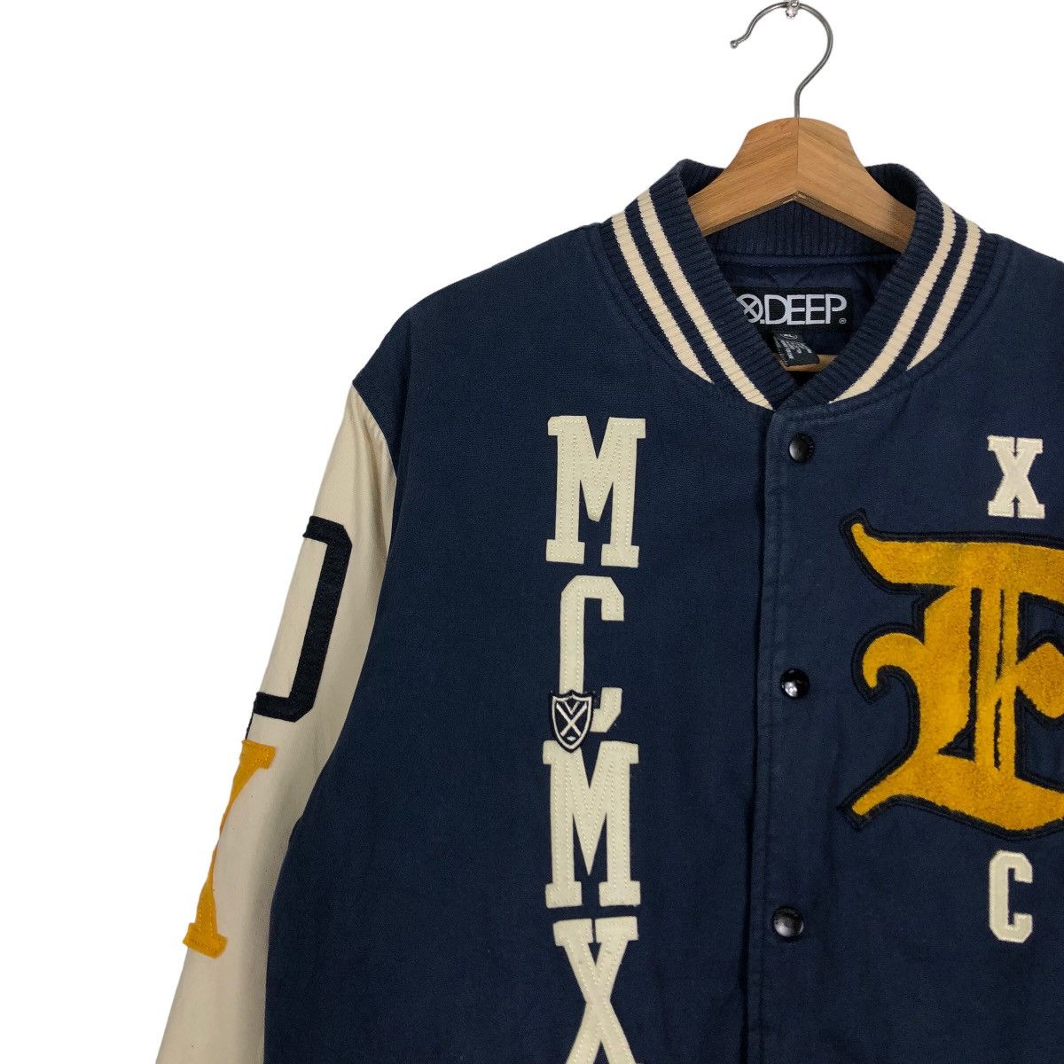 Japanese Brand 🔥Vtg Varsity Jacket 10Deep Japan Big Logo Spell Out Size US XL / EU 56 / 4 - 10 Thumbnail