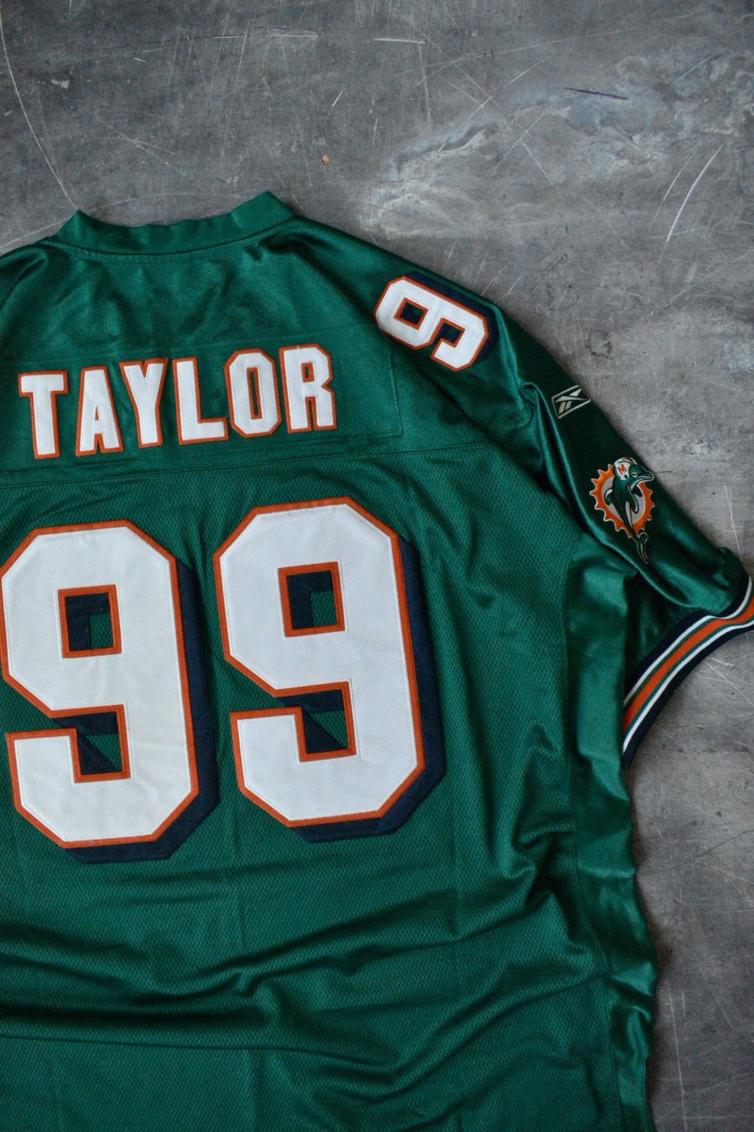 NFL Vintage Miami Dolphins Jason Taylor Reebok NFL Jersey (XXL) Size US XXL / EU 58 / 5 - 3 Thumbnail