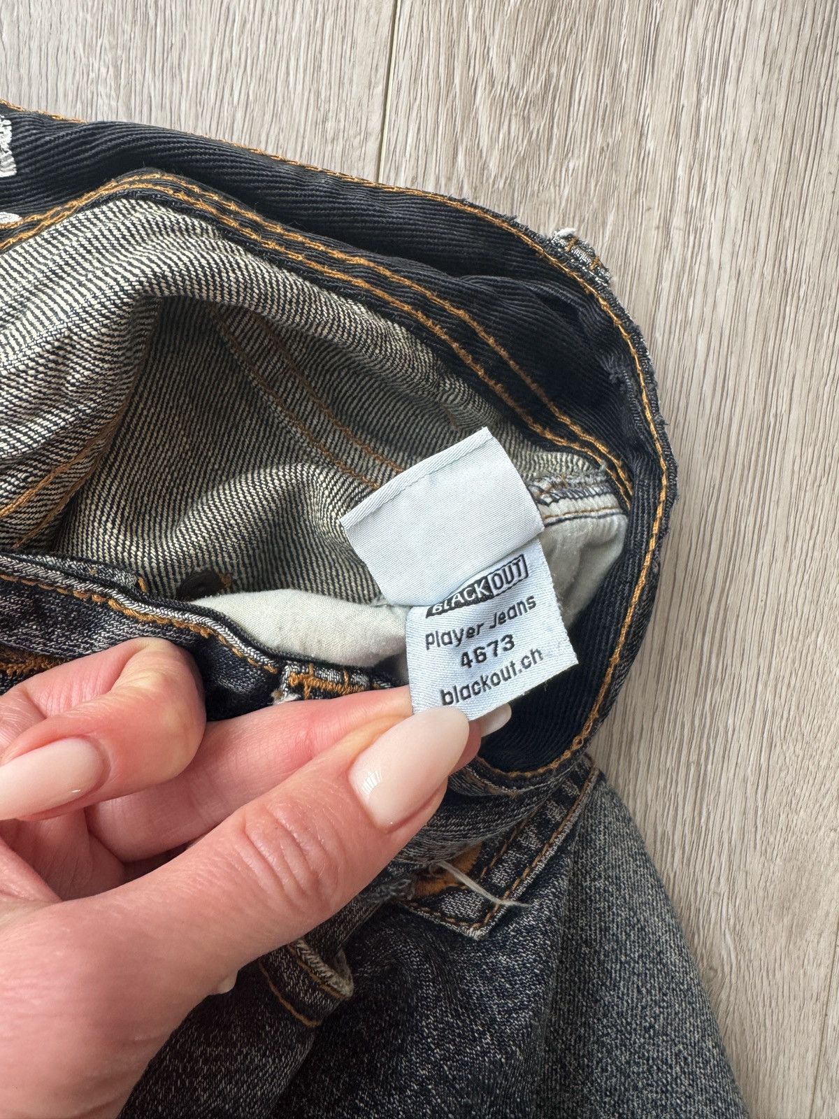 Designer × Japanese Brand × Vintage Vintage 2000’s Jam 52 Washed Denim Logo Straight Jeans Size US 30 / EU 46 - 7 Thumbnail
