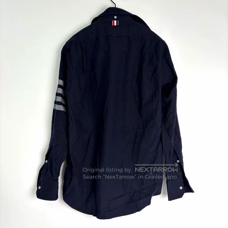 Thom Browne Thom Browne Black Striped Shirt Size US M / EU 48-50 / 2 - 2 Thumbnail