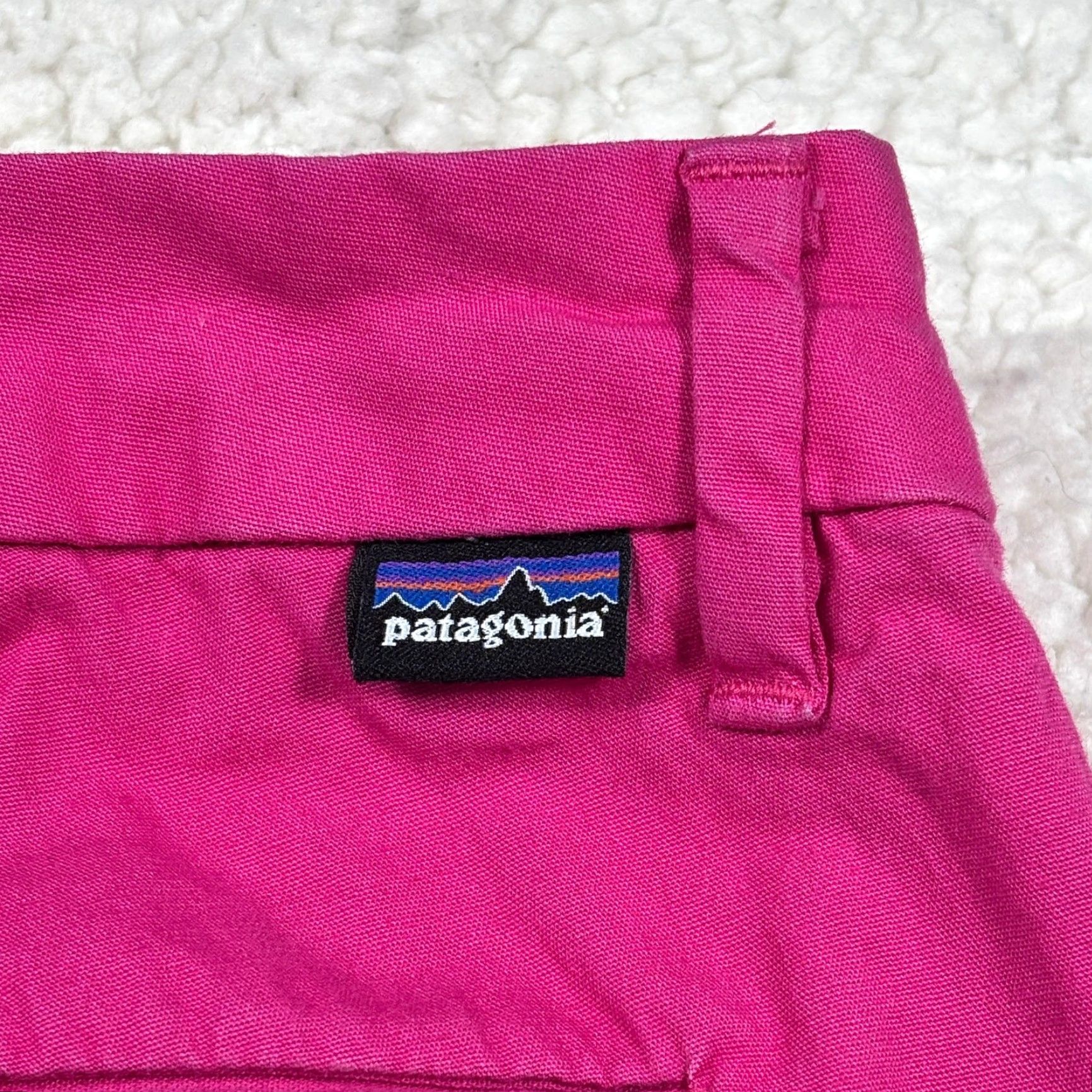Patagonia Patagonia Shorts Women's 10 Magenta Pink Stretch All Wear Chino Organic Cotton Size 32" / US 10 / IT 46 - 3 Thumbnail
