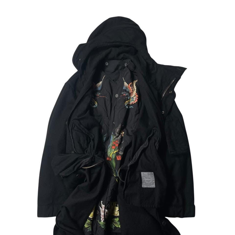 Other × Yohji Yamamoto VERY RARE🔥 YOHJI YAMAMOTO 03AW DOUBLE-SIDED WOOL COAT Size US L / EU 52-54 / 3 - 24 Thumbnail