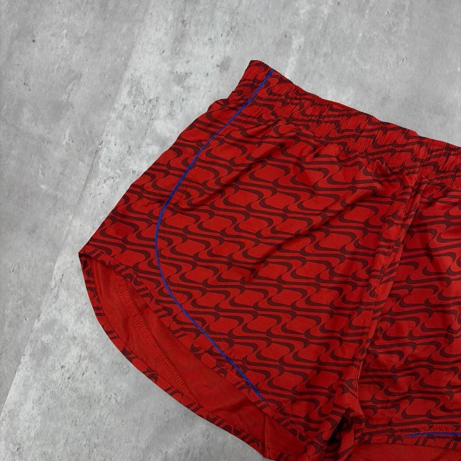 Nike Y2K Red Nike Grunge Dri Fit Mini Running Shorts Size 36" / US 14 / IT 50 - 3 Thumbnail