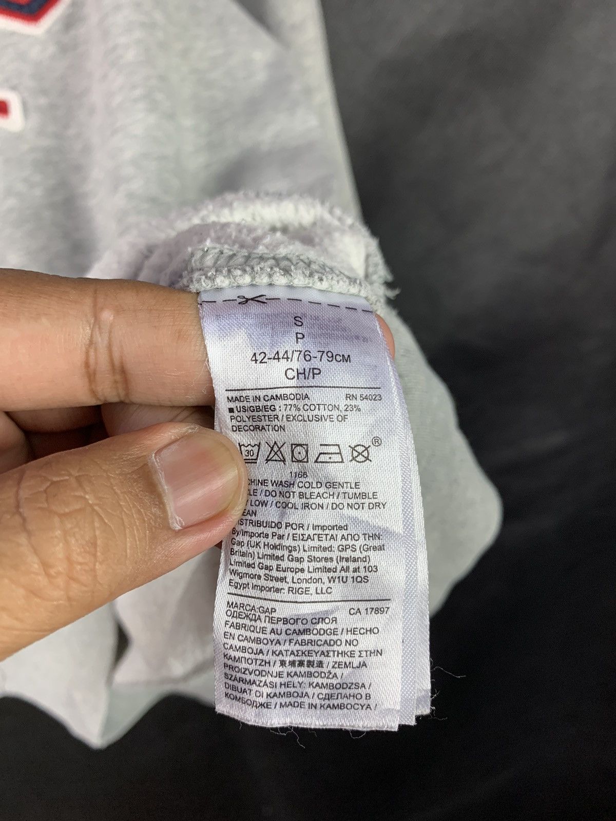 Gap Steals! GAP Spellout Big Logo Sweatshirt Size US S / EU 44-46 / 1 - 7 Thumbnail