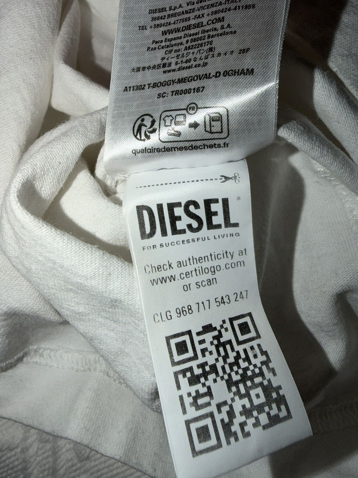 Diesel Diesel Megoval t shirt. Diesel oval logo. Size US M / EU 48-50 / 2 - 4 Thumbnail