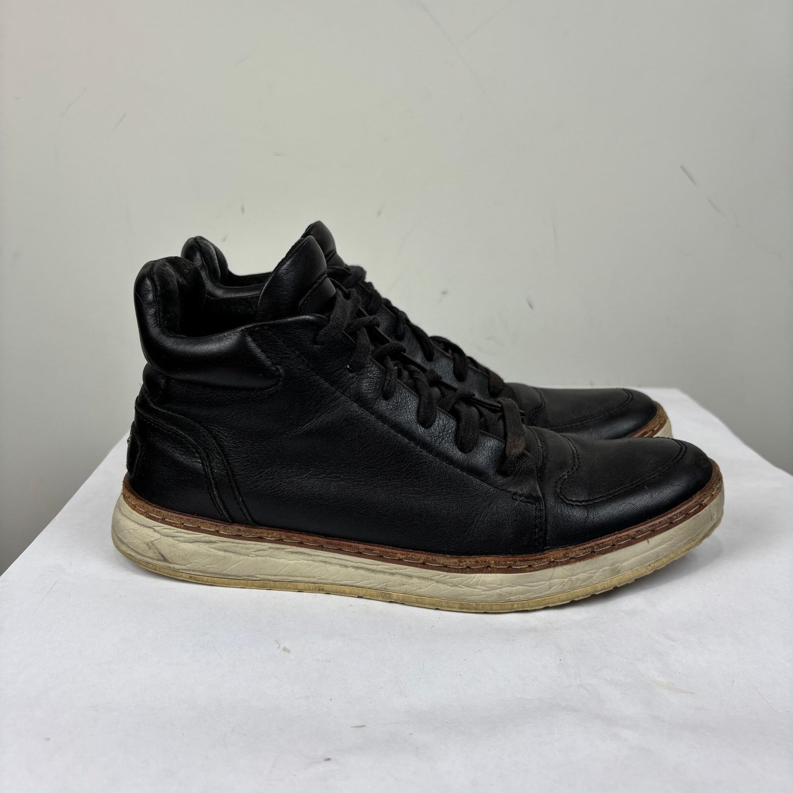 John Varvatos John Varvatos Star USA Leather High Top Sneakers Men's 10M Size US 10 / EU 43 - 3 Thumbnail