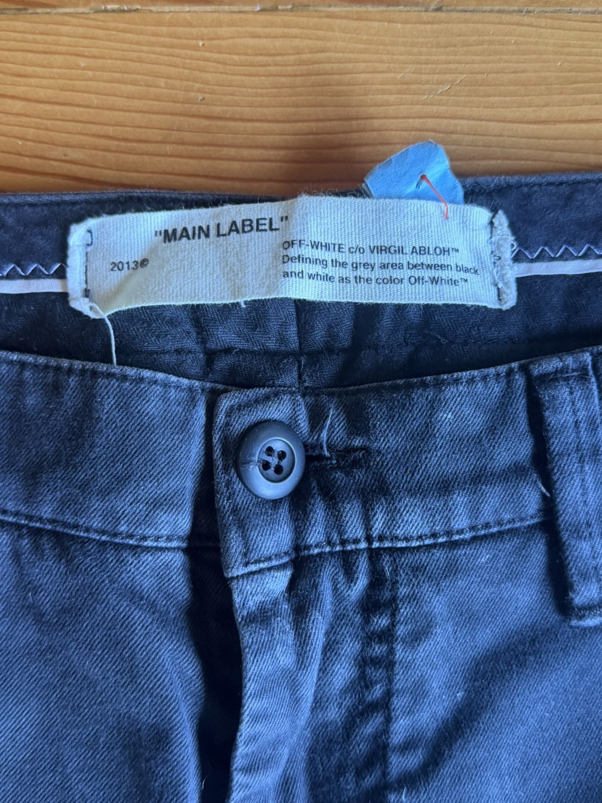 Off-White Off white trousers with embroidered motif Size US 32 / EU 48 - 3 Thumbnail