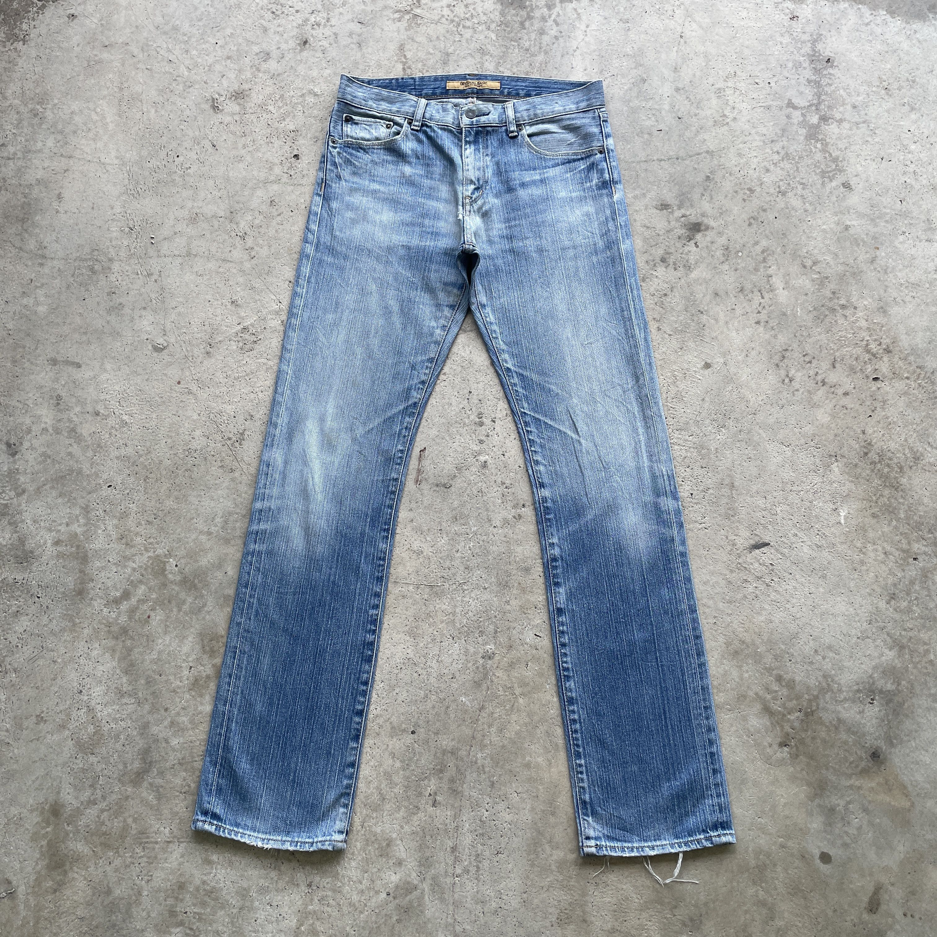 Japanese Brand VINTAGE JAPANESE BRAND FADED DENIM PANTS JEANS W31x32.5 Size US 31 - 2 Thumbnail