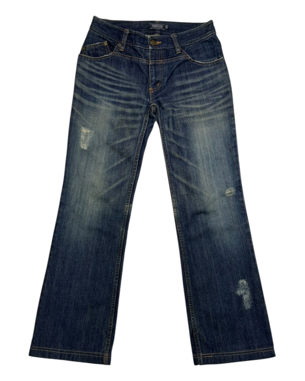 Japanese Brand × Patrick Cox Flare Jeans PATRICK COX WANNABE Flared Denim Jeans Size 28" / US 6 / IT 42 - 7 Thumbnail
