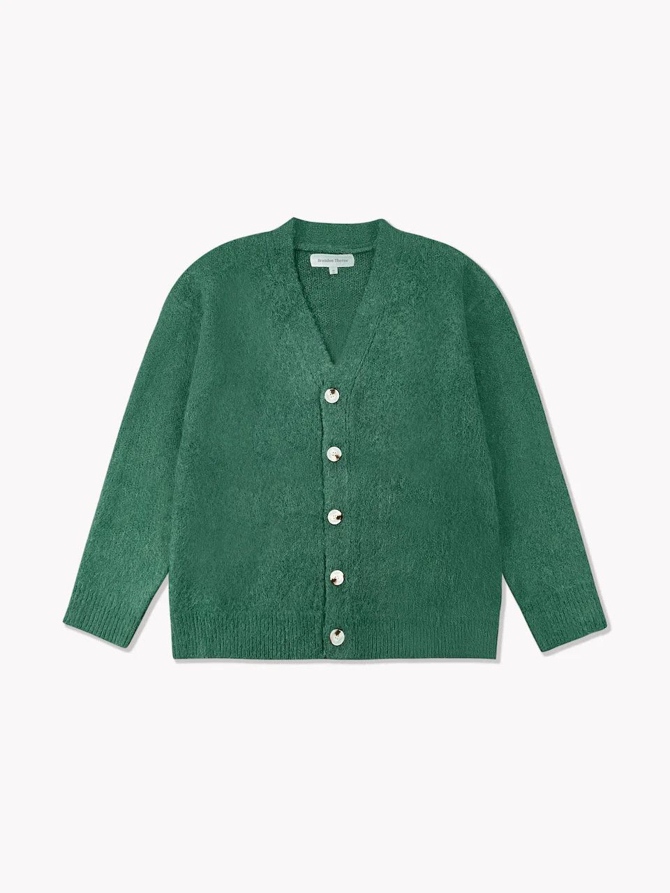 Vintage Shag Cardigan Knit Green Size US XS / EU 42 / 0 - 1 Thumbnail