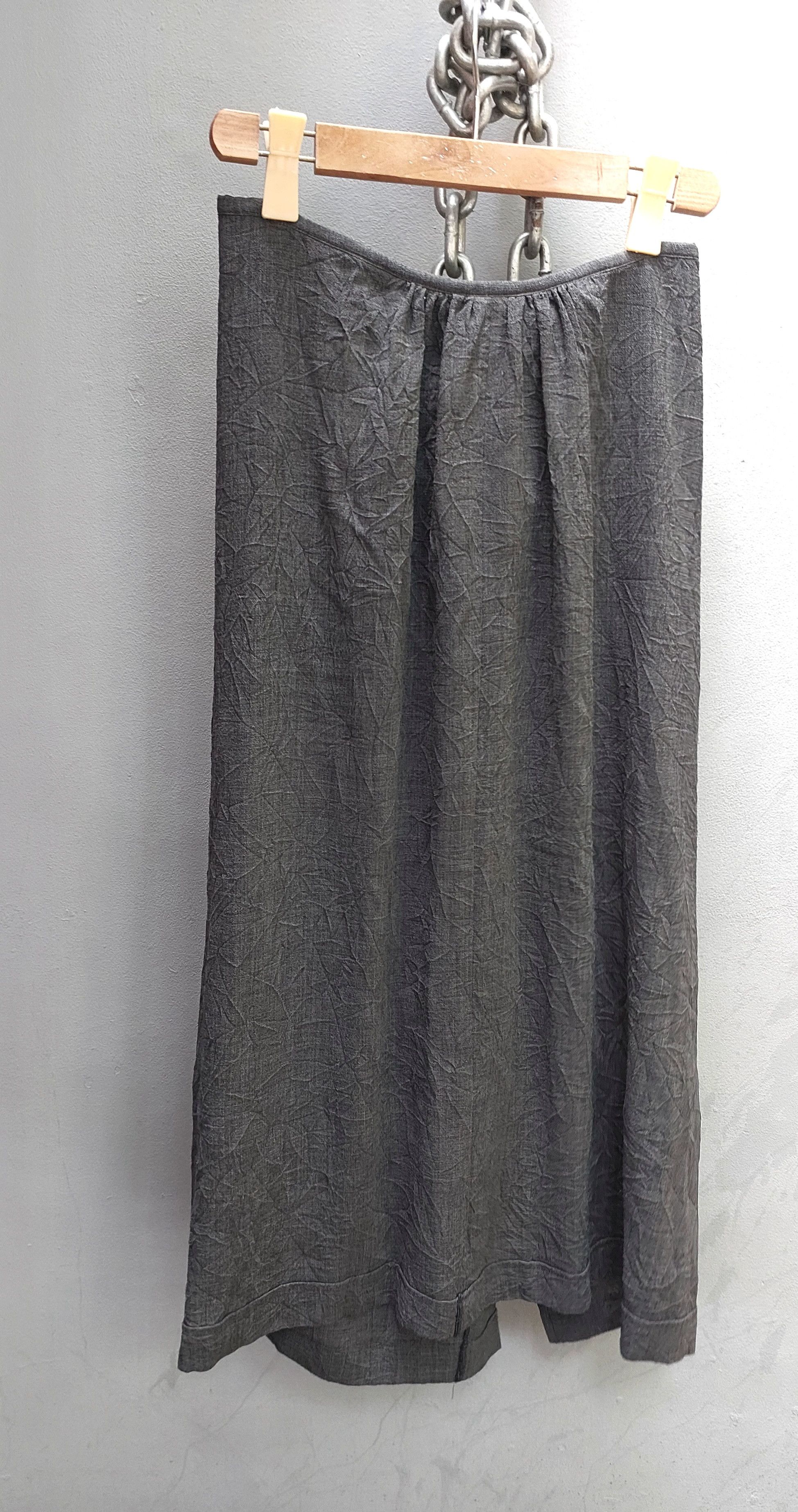 Y's × Yohji Yamamoto BNWT Y's x Yohji Yamamoto Tube Draped Skirt with Pin Size 28" / US 6 / IT 42 - 10 Thumbnail
