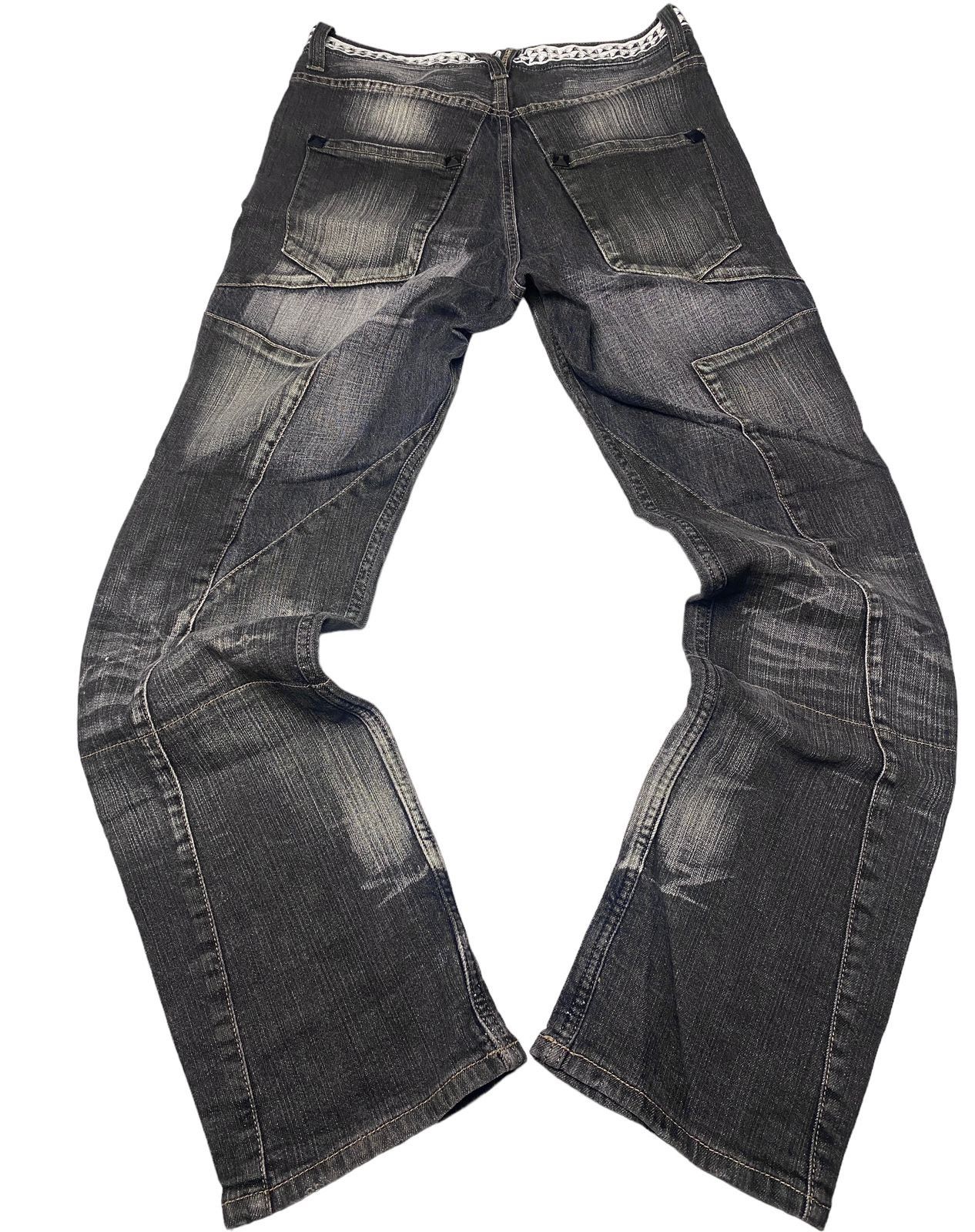 If Six Was Nine × Japanese Brand × Le Grande Bleu (L.G.B.) 2000's PPFM Flared Star Booze Piils Seawash Jeans Size US 29 - 1 Thumbnail