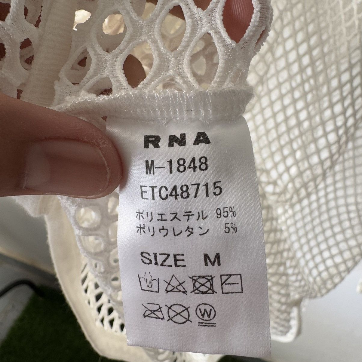 If Six Was Nine 2000s Japanese brand mesh fishnet Size US XXL / EU 58 / 5 - 7 Thumbnail