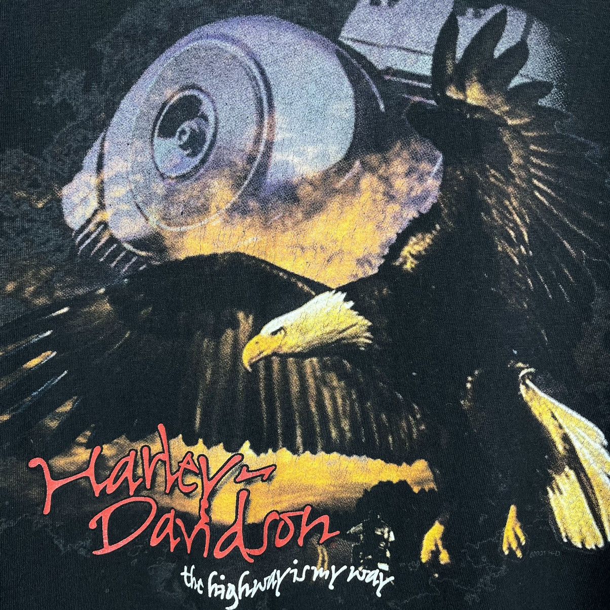 Harley Davidson Vintage Harley Davidson Wisconsin Eagle tee 2001 Size US XL / EU 56 / 4 - 3 Thumbnail