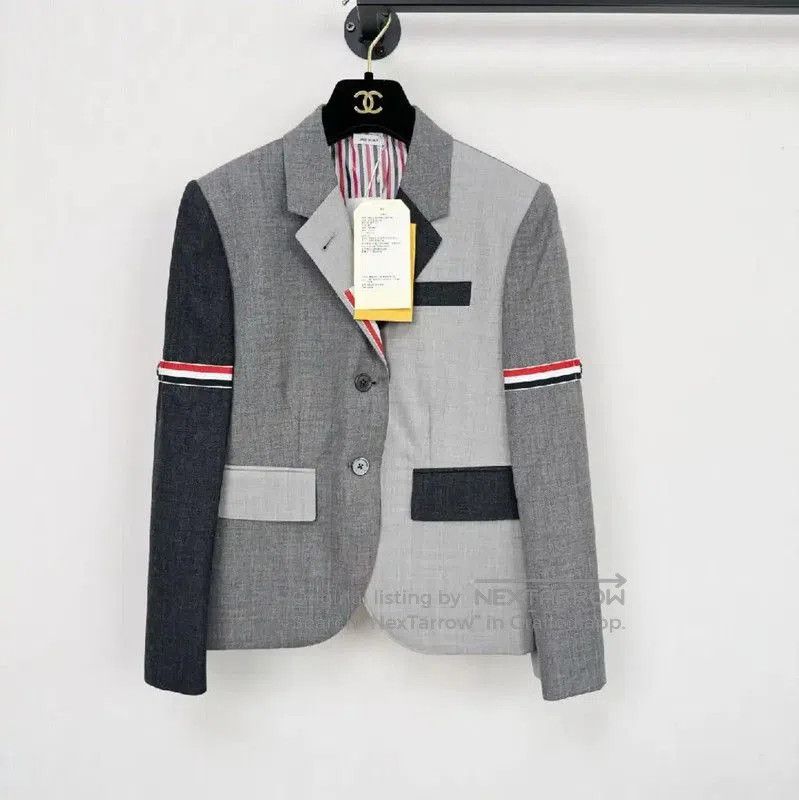 Thom Browne Thom Browne Women's Gray Spring Autumn Trench Coat . Size S / US 4 / IT 40 - 1 Thumbnail
