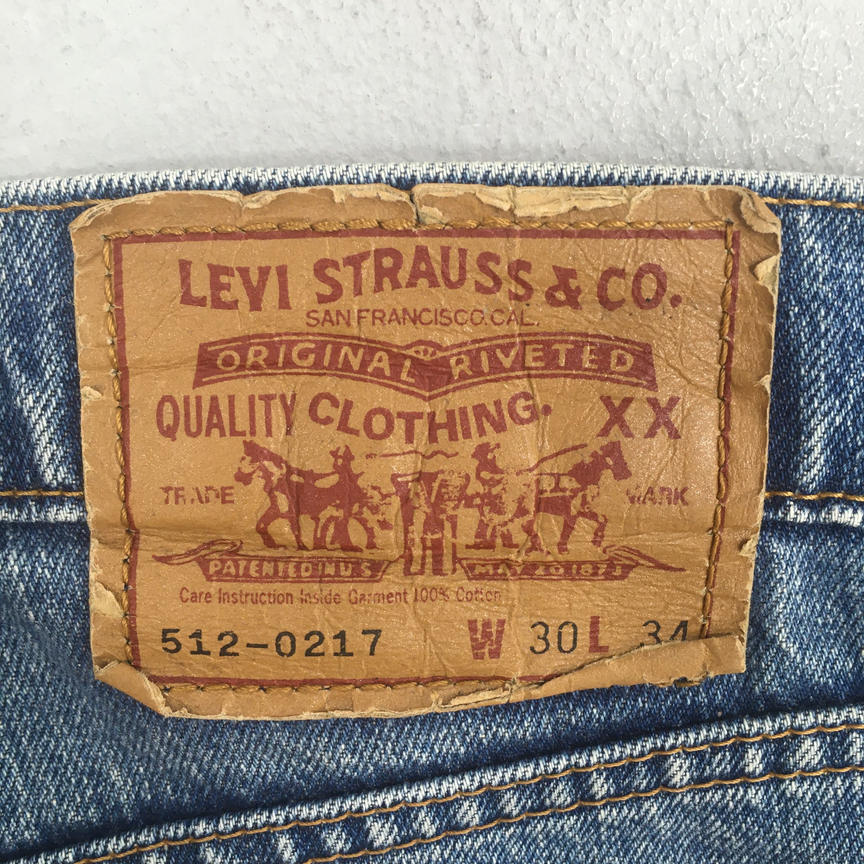 Levi's Size 30x33 Vintage 90s Levi's 512 Stonewash Blue Jeans S1978 Size US 30 / EU 46 - 12 Thumbnail