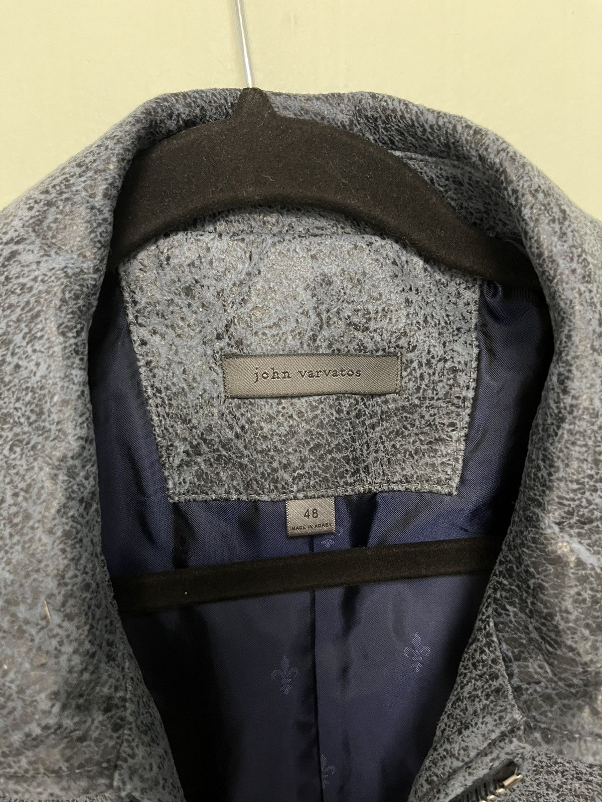 John Varvatos Sheepskin Slim Fit Jacket. 38 Size US M / EU 48-50 / 2 - 6 Thumbnail