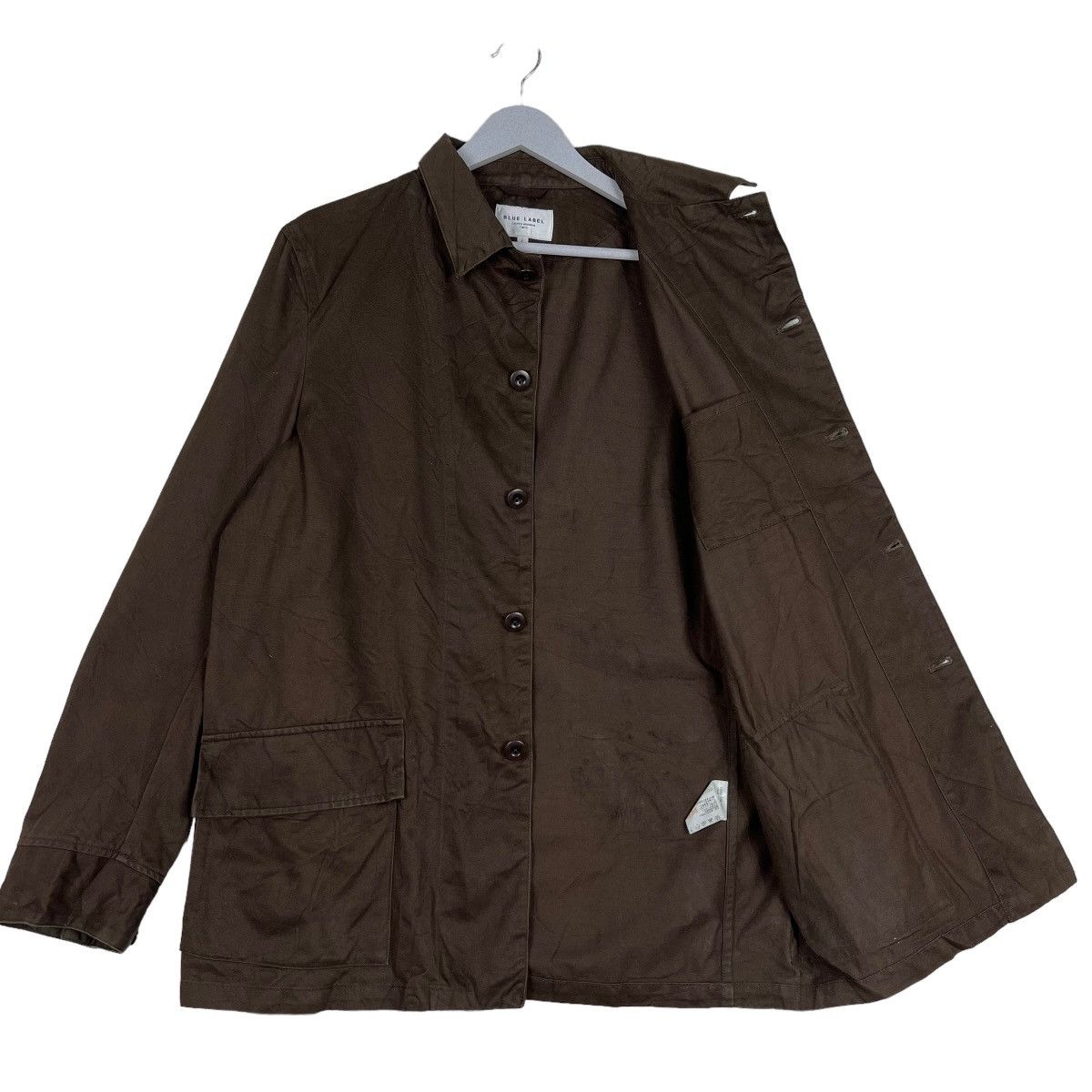 Issey Miyake BLUE LABEL UNITED ARROWS RICH BROWN CHORE JACKET Size US L / EU 52-54 / 3 - 9 Thumbnail