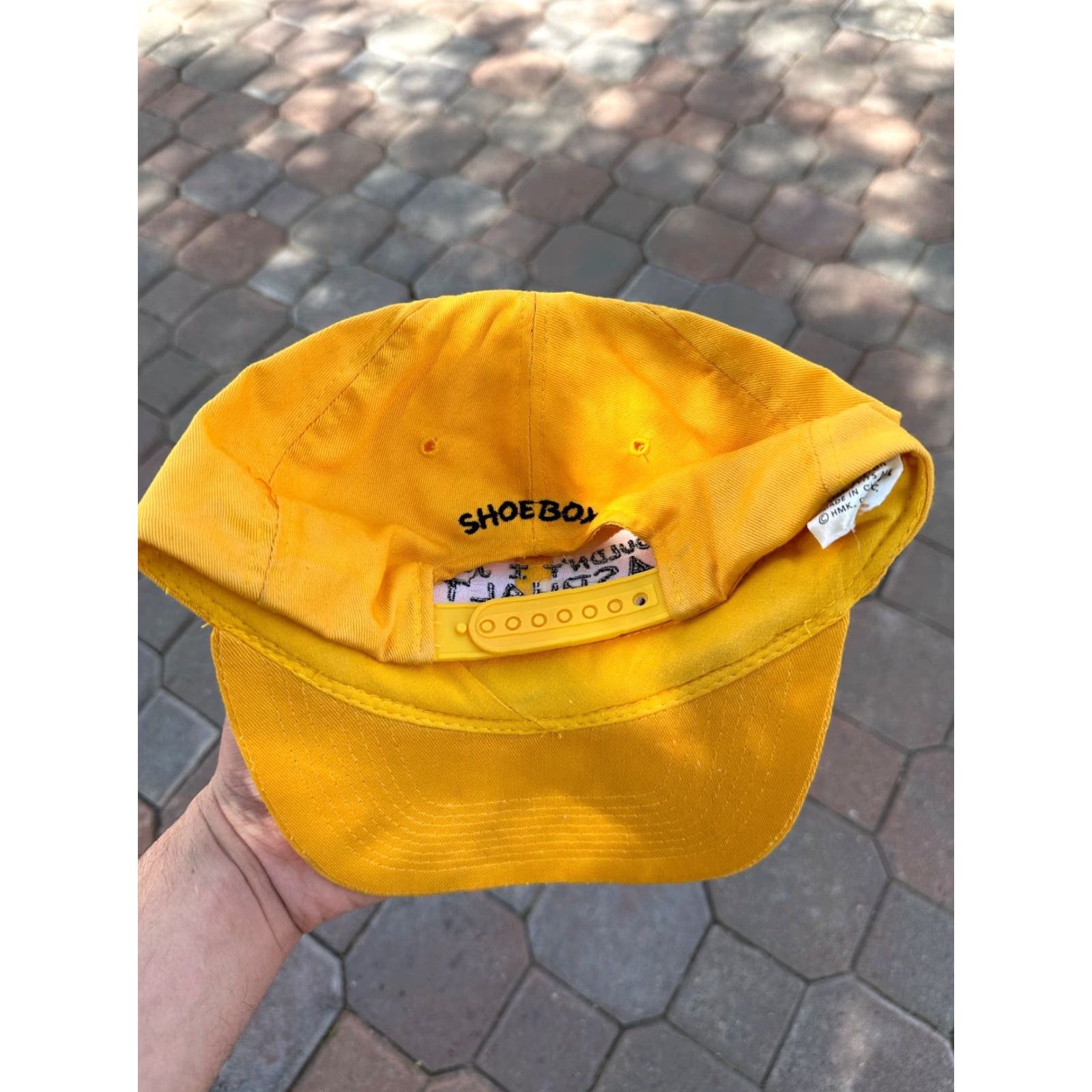 Vintage VINTAGE HaT Snapback Cap One Size Beige Cotton Snaps Good Shoebox Comedy Hat Cap Womens/Mens Size ONE SIZE - 2 Thumbnail