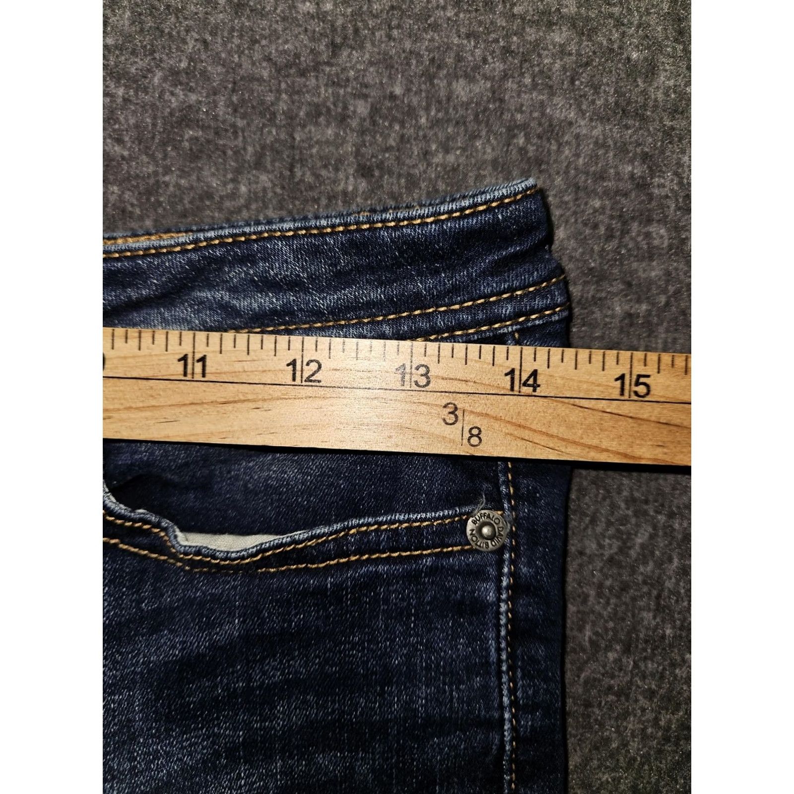 Buffalo David Bitton Buffalo David Bitton Jeans Mens Slim Boot Fit Distressed Medium Blue Denim Pants Pockets Leather Patch Logo 14 King Size US 28 / EU 44 - 5 Thumbnail