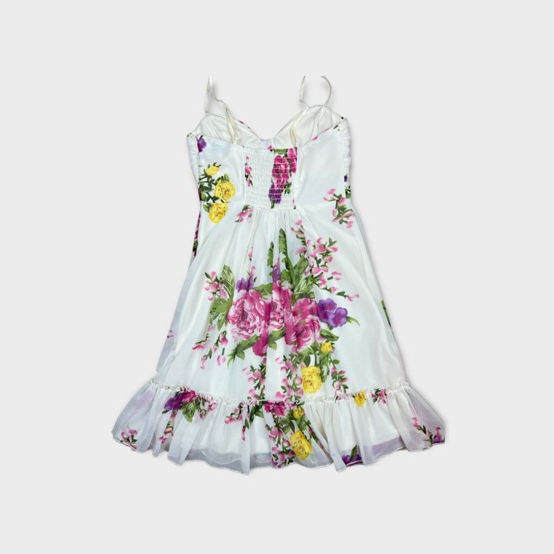 Macys Trixxi | Floral Strappy Sweetheart Dress | Size 5 Size S / US 4 / IT 40 - 7 Thumbnail