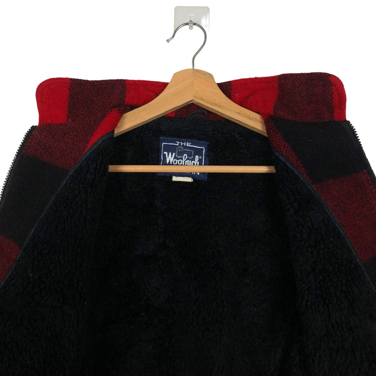 Vintage 🔥80’s VINTAGE CROPPED TARTAN DESIGN WOOL JACKET MINK FUR Size M / US 6-8 / IT 42-44 - 10 Thumbnail