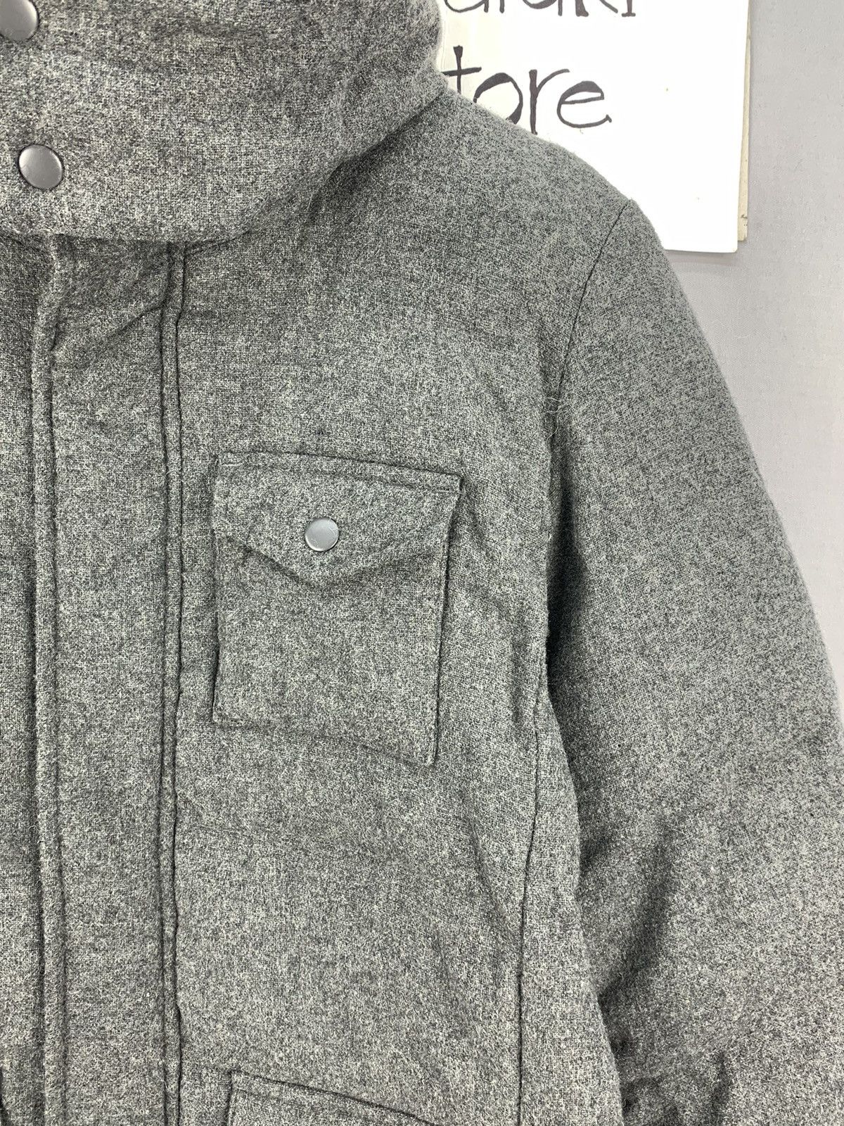Ciaopanic Ciaopanic Wool Puffer Hoodie Down Jacket Size US M / EU 48-50 / 2 - 7 Thumbnail