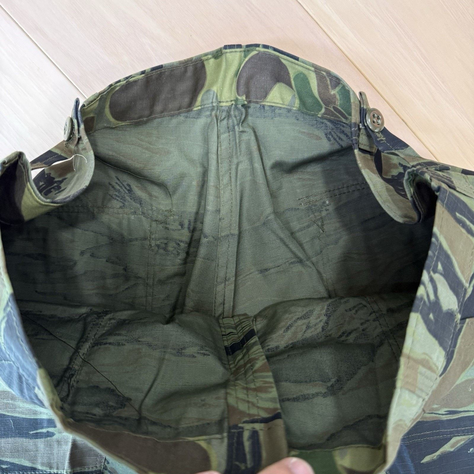 Other Vintage Military Tiger Stripe Pants 33 Green 70s Vietnam Size US 33 - 5 Thumbnail