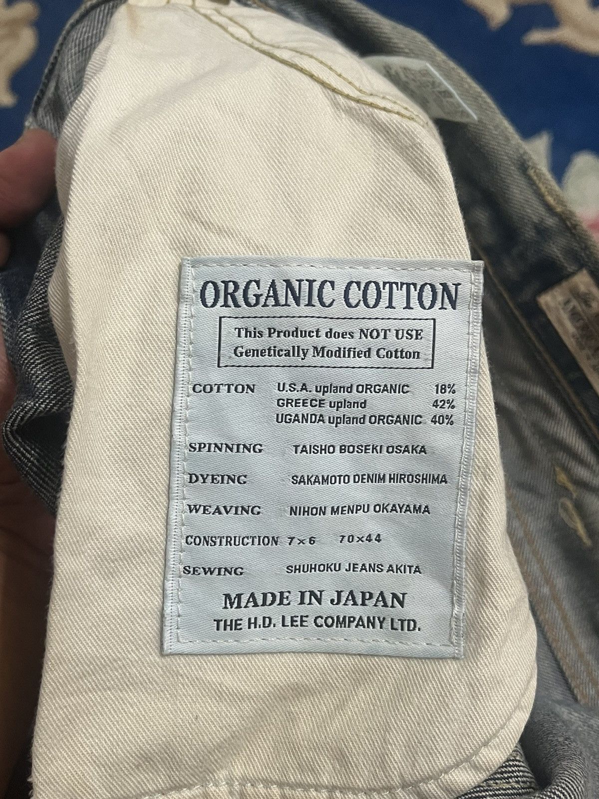 Alife × Lee Lee Rider “Organic” Distress denim Size US 33 - 13 Thumbnail
