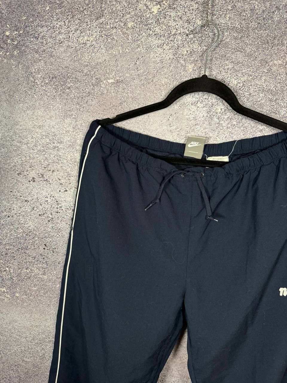Nike VTG Nike Parachute Sweatpants Blue Pants White Stripes Size US 36 / EU 52 - 3 Thumbnail